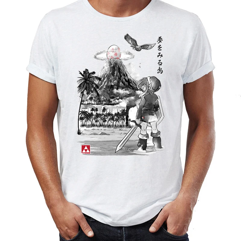 Men's T Shirt Legend of Zelda Link's Awakening Awesome Artwork Drawing Printed Tee
Men's T Shirt Legend of Zelda Link's Awakening Awesome Artwork Drawing Printed Tee
