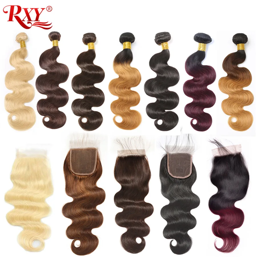 Brazilian Body Wave With Closure Ombre Bundles With Closure 1b/99j 1b/4/27 1b/27 #613 Human Hair 3 Bundles With Closure Remy
Brazilian Body Wave With Closure Ombre Bundles With Closure 1b/99j 1b/4/27 1b/27 #613 Human Hair 3 Bundles With Closure Remy