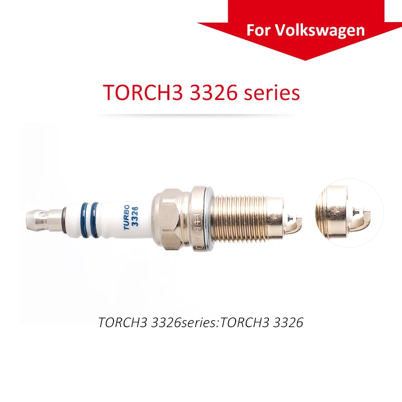 4pcs/lot China original TORCH spark plugs TORCH3 3326 series for Volkswagen Golf/Volvo/Skoda Octavia/BYD
4pcs/lot China original TORCH spark plugs TORCH3 3326 series for Volkswagen Golf/Volvo/Skoda Octavia/BYD
