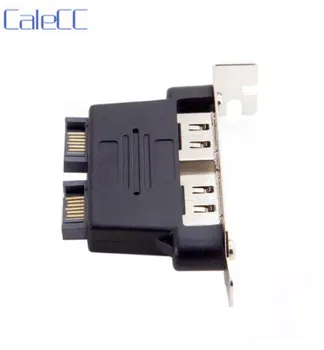 Chenyang Dual Port SATA 7pin to Esata 7Pin Adapter Male to Male with Low Profile PCI-E Bracket
Chenyang Dual Port SATA 7pin to Esata 7Pin Adapter Male to Male with Low Profile PCI-E Bracket