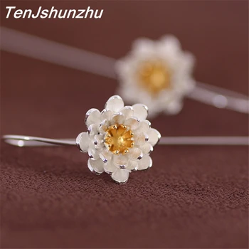 TenJshunzhu Fashion Earrings Flower 925 Sterling Silver Stud Earrings for Women Jewelry Wholesale Valentine's day gifts EH400
TenJshunzhu Fashion Earrings Flower 925 Sterling Silver Stud Earrings for Women Jewelry Wholesale Valentine's day gifts EH400