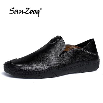 Sanzoog Mens Loafers Leather Comfortable Moccasins Fashion Men Leather Casual Shoes Designer Mocasines Soft Driving Shoes
Sanzoog Mens Loafers Leather Comfortable Moccasins Fashion Men Leather Casual Shoes Designer Mocasines Soft Driving Shoes