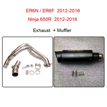 For Kawasaki ER6N ER6F 2012 2013 2014 2015 2016 Ninja 650 ER6N ER6F Escape Slip-on Motorcycle Exhaust Pipe Muffler Link Pipe
For Kawasaki ER6N ER6F 2012 2013 2014 2015 2016 Ninja 650 ER6N ER6F Escape Slip-on Motorcycle Exhaust Pipe Muffler Link Pipe