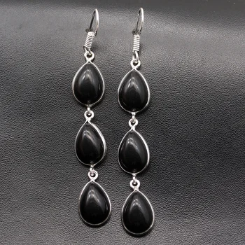 Hermosa Fashion Jewelry Unique Black Onyx Dangle Earrings For Women 2 3/4 Inch A249
Hermosa Fashion Jewelry Unique Black Onyx Dangle Earrings For Women 2 3/4 Inch A249