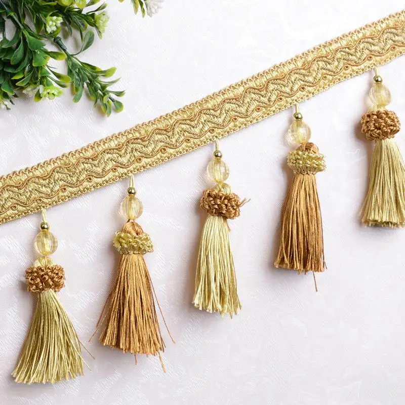 12yards/lot Strewberry Beaded Fringe Lace Curtain Tassel Trim And Ribbon Crystal For Sewing Curtain Accessories Lace Decoration
12yards/lot Strewberry Beaded Fringe Lace Curtain Tassel Trim And Ribbon Crystal For Sewing Curtain Accessories Lace Decoration