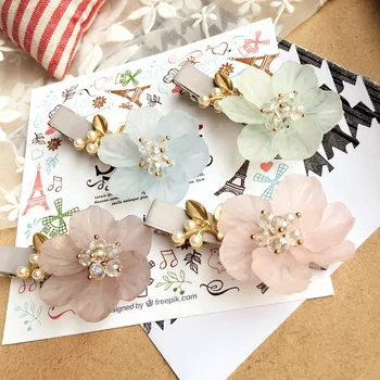 Small fresh Flowers Hair Barrette Hair Clip Hairpin Girls Crystal beads Hair Accessories Women Headdress Wholesale
Small fresh Flowers Hair Barrette Hair Clip Hairpin Girls Crystal beads Hair Accessories Women Headdress Wholesale