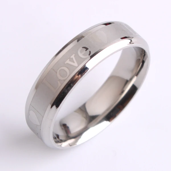 Wide 6mm silver love heart 316L Stainless Steel finger rings for men women jewelry wholesale
Wide 6mm silver love heart 316L Stainless Steel finger rings for men women jewelry wholesale