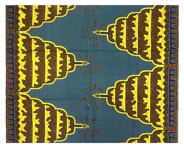 6yards new ankara African wax printed fabric dutch style real wax veritable block print A1034
6yards new ankara African wax printed fabric dutch style real wax veritable block print A1034