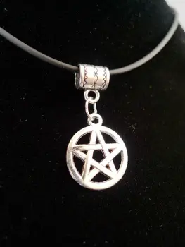 20pcs PENTACLE Star Circle PentAgram Tibetan Silver Alloy Pendant Necklace Black Rubber Cord XL11129D
20pcs PENTACLE Star Circle PentAgram Tibetan Silver Alloy Pendant Necklace Black Rubber Cord XL11129D