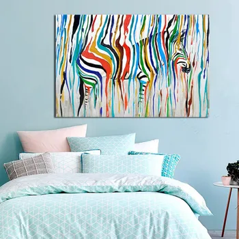Large Pallete Graffiti Zebra Paintings Modern Home Decor Wall Art Pictures Hand-painted Abstract Cartoon Oil Painting on Canvas
Large Pallete Graffiti Zebra Paintings Modern Home Decor Wall Art Pictures Hand-painted Abstract Cartoon Oil Painting on Canvas