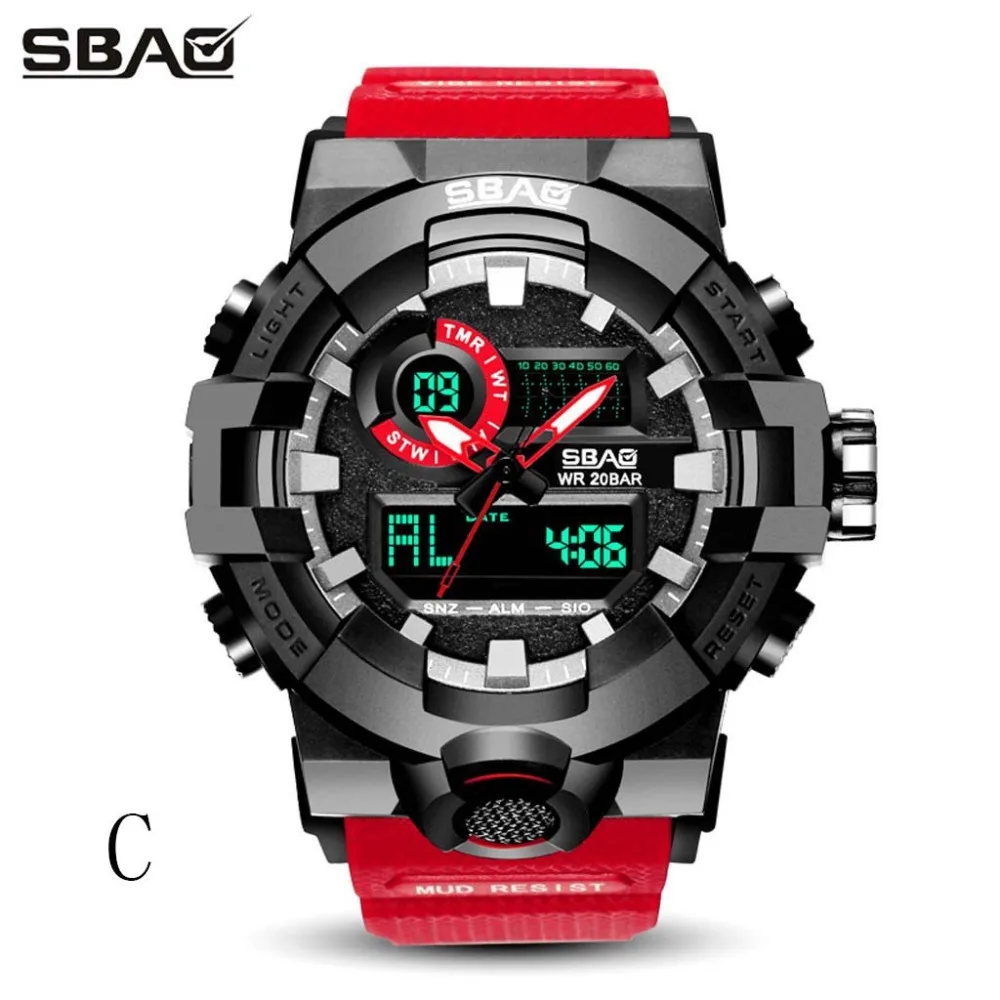 SABO Brand G style Shock Watches Men Military Mens Watch Reloj Led Digital Sports Wristwatch Male Gift Analog Automatic Watches
SABO Brand G style Shock Watches Men Military Mens Watch Reloj Led Digital Sports Wristwatch Male Gift Analog Automatic Watches