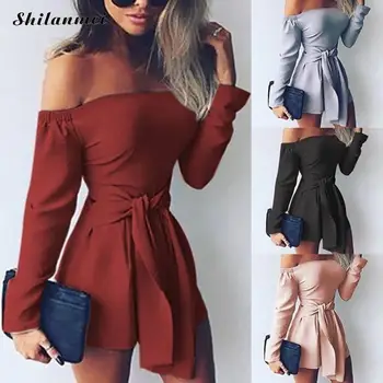 2019 Sexy Off Shoulder Jumpsuits Women Rompers Party Short Playsuits Long Sleeve Bandage Elegant Ladies Plus Size Overalls 3xl
2019 Sexy Off Shoulder Jumpsuits Women Rompers Party Short Playsuits Long Sleeve Bandage Elegant Ladies Plus Size Overalls 3xl
