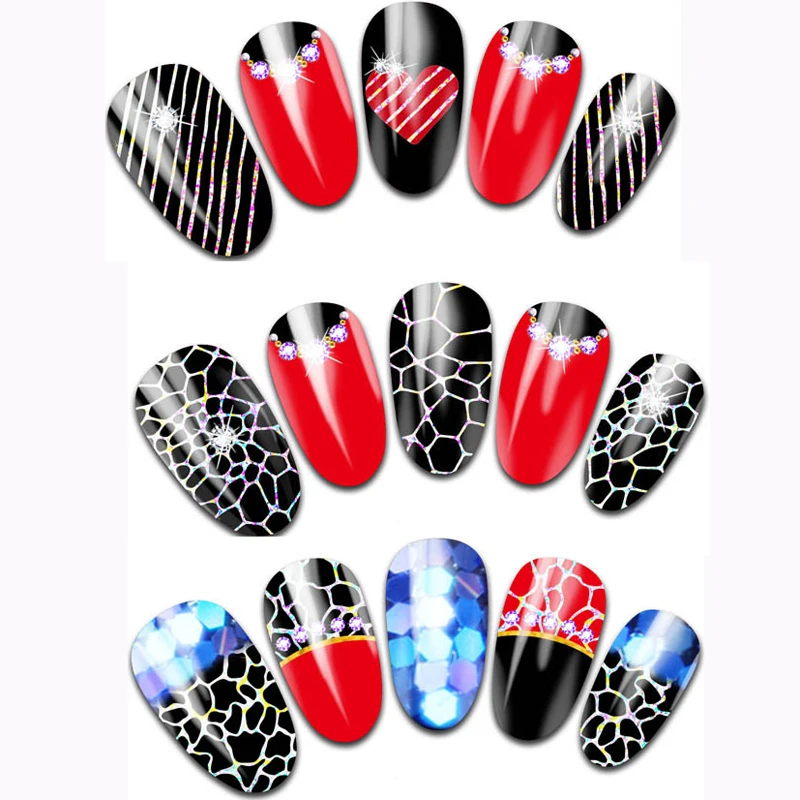 24pcs Laser Stripes Nail Stickers 3D Self-Adhesive Nail Art Stickers Nail Decoration Decals for Nail Salon Beauty
24pcs Laser Stripes Nail Stickers 3D Self-Adhesive Nail Art Stickers Nail Decoration Decals for Nail Salon Beauty