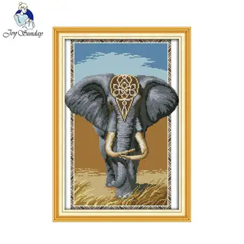 Joy Sunday Elephant King Counted 11CT 14CT Cross Stitch DIY Printed Cross Stitch Kits Embroidery For Home Wall Decor Needlework
Joy Sunday Elephant King Counted 11CT 14CT Cross Stitch DIY Printed Cross Stitch Kits Embroidery For Home Wall Decor Needlework