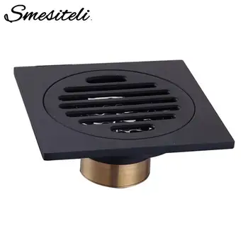 Smesiteli 2017 New Arrival Brass Matte Black Square Style Floor Drainer Waste Bathroom Shower Drain
Smesiteli 2017 New Arrival Brass Matte Black Square Style Floor Drainer Waste Bathroom Shower Drain