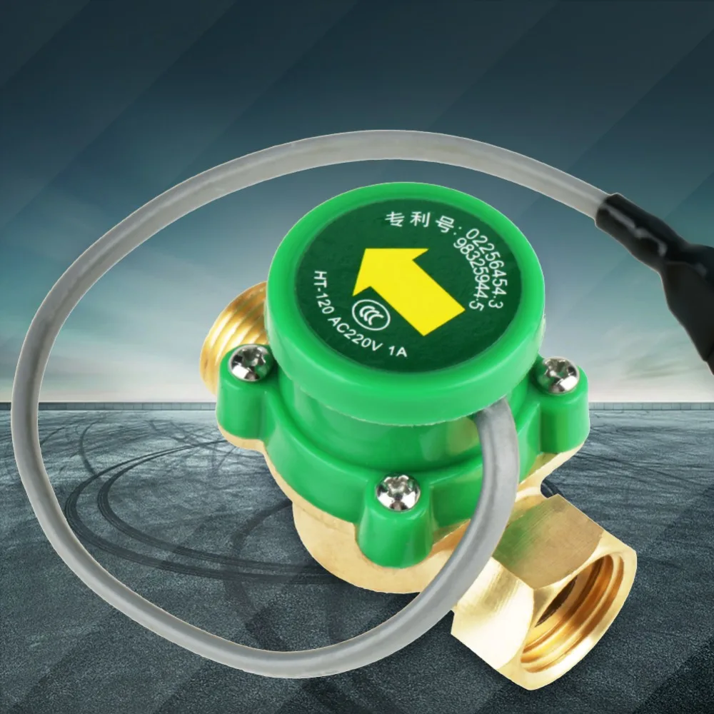 1Pc AC 220V 0.5A G1/2in-1/2in Male Thread Circulation Water Pump Flow Sensor Switch HT-120 Water Flow Pressure Switch Controller
1Pc AC 220V 0.5A G1/2in-1/2in Male Thread Circulation Water Pump Flow Sensor Switch HT-120 Water Flow Pressure Switch Controller