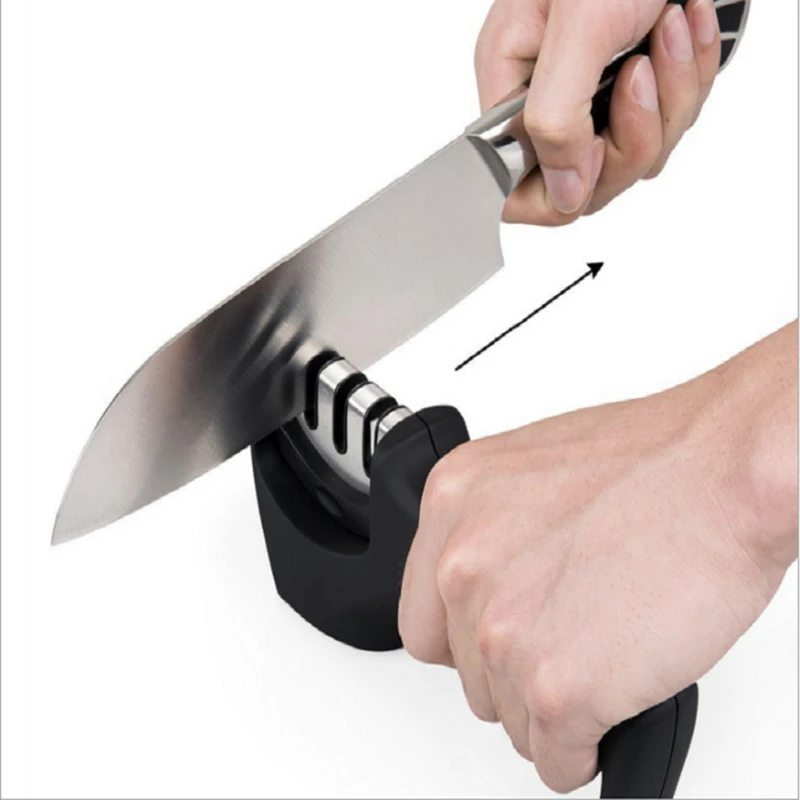 Household manual sharpener three-stage fast grinding tungsten steel diamond ceramic sharpener sharpening tool
Household manual sharpener three-stage fast grinding tungsten steel diamond ceramic sharpener sharpening tool