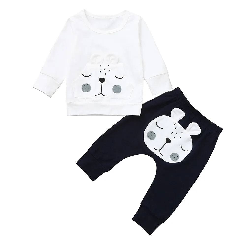 MUQGEW 2019 Hot Sale 2PCS Toddler Baby Long Sleeves Cartoon Bear Top Clothes+Pants Set Outfit Dropshipping Baby Clothes
MUQGEW 2019 Hot Sale 2PCS Toddler Baby Long Sleeves Cartoon Bear Top Clothes+Pants Set Outfit Dropshipping Baby Clothes