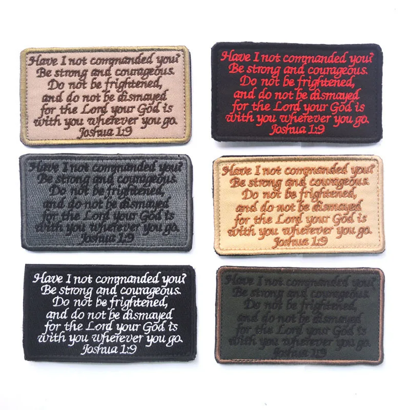 JOSHUA 1:9 GOD WITH YOU ARMY COMBAT INFIDEL BLACK OPS PATCH USA FASTENER FOREST BADGE MULTICAM AIRSOFT PATCH FOR BACKPACK JACKET
JOSHUA 1:9 GOD WITH YOU ARMY COMBAT INFIDEL BLACK OPS PATCH USA FASTENER FOREST BADGE MULTICAM AIRSOFT PATCH FOR BACKPACK JACKET