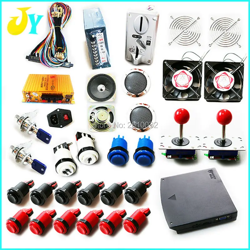 DIY Arcade mame parts Bundles Kit for 815 in 1 Joystick coin Acceptor Microswitches Buttons To Build Up Arcade Machine
DIY Arcade mame parts Bundles Kit for 815 in 1 Joystick coin Acceptor Microswitches Buttons To Build Up Arcade Machine