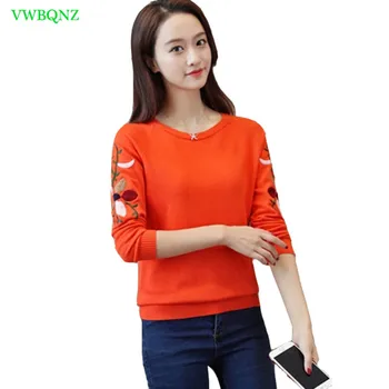 Embroidered Knit Sweaters Womens clothing Autumn Winter Wild Knitting Shirt Women Fashion Spring Slim Long sleeve Knitted Top 78
Embroidered Knit Sweaters Womens clothing Autumn Winter Wild Knitting Shirt Women Fashion Spring Slim Long sleeve Knitted Top 78