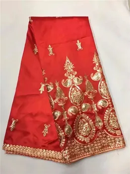 White Sequined George Lace African Lace Fabric Gold Line Embroidered Lace Guipure 2017 Latest Nigeria Silk George Wedding Fabric
White Sequined George Lace African Lace Fabric Gold Line Embroidered Lace Guipure 2017 Latest Nigeria Silk George Wedding Fabric