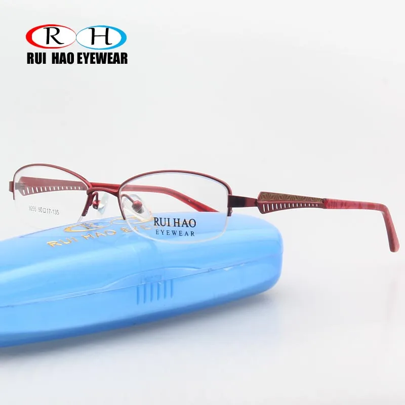 Fashion Glasses Frame Alloy Metal Half Rimless Eyeglasses Frames Women Spectacles Rui Hao Eyewear oculos 9255
Fashion Glasses Frame Alloy Metal Half Rimless Eyeglasses Frames Women Spectacles Rui Hao Eyewear oculos 9255