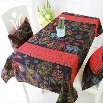 National Style Red Striped Patchwork Elephant Printing Tablecloth Cotton Linen Tassels Design Home Parlor Decor Party Supplies
National Style Red Striped Patchwork Elephant Printing Tablecloth Cotton Linen Tassels Design Home Parlor Decor Party Supplies