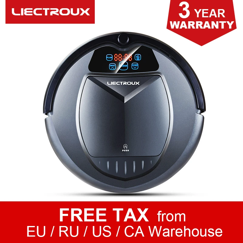 LIECTROUX B3000 Robot Vacuum Cleaner, With Tone,Virtual Blocker,Self Charge,Remote Control,LED Touch Button,HEPA Filter
LIECTROUX B3000 Robot Vacuum Cleaner, With Tone,Virtual Blocker,Self Charge,Remote Control,LED Touch Button,HEPA Filter