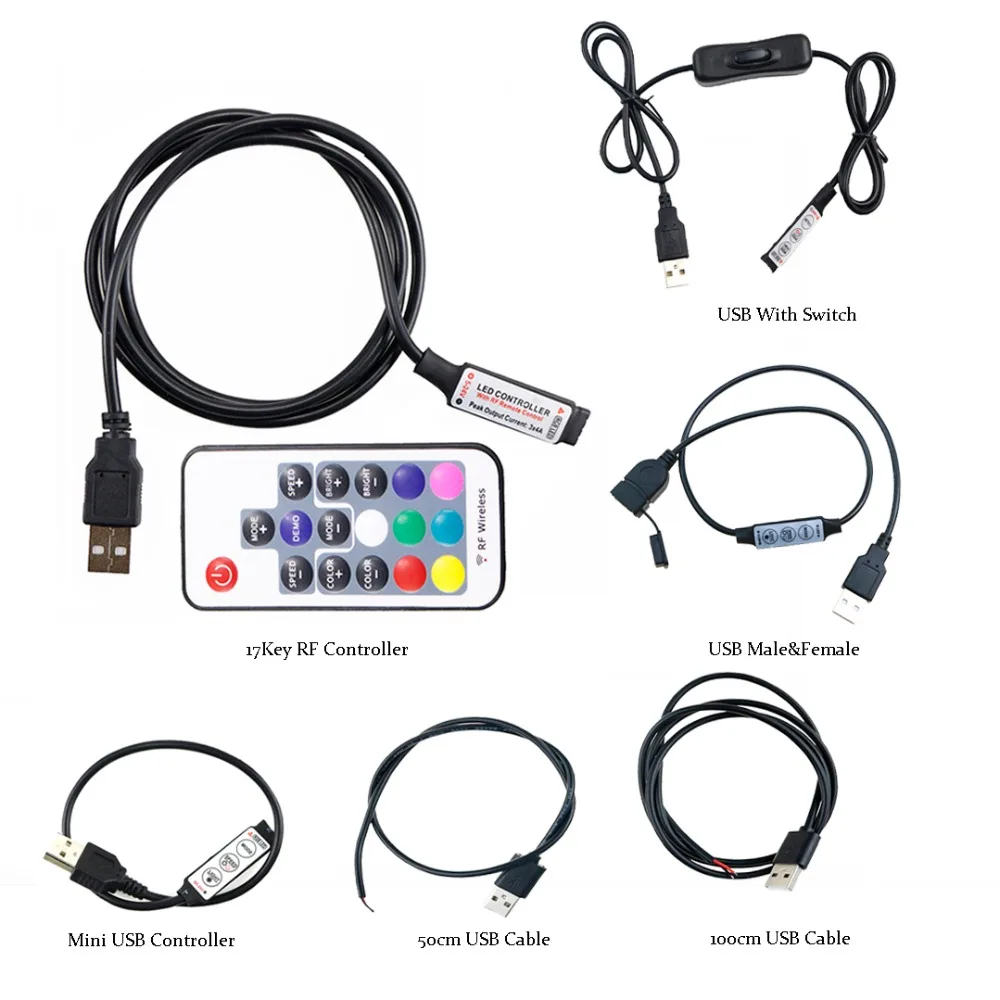 1pcs DC5V USB RGB LED Controller Dimmer RF Wireless Mini Remote control Apply To 3528 5050 SMD Led Strip Light DF
1pcs DC5V USB RGB LED Controller Dimmer RF Wireless Mini Remote control Apply To 3528 5050 SMD Led Strip Light DF