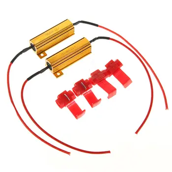 Hot Sale 2pcs 50w Load Resistors LED Flash Rate Turn Signals Light Indicator Controllers Brake Running Motorcycle
Hot Sale 2pcs 50w Load Resistors LED Flash Rate Turn Signals Light Indicator Controllers Brake Running Motorcycle