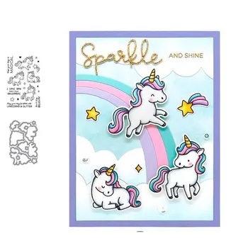 Unicorn Metal Cutting Dies and stamps Talk box Stencils for DIY Scrapbook Photo Album Paper Card Decorative Craft Embossing
Unicorn Metal Cutting Dies and stamps Talk box Stencils for DIY Scrapbook Photo Album Paper Card Decorative Craft Embossing