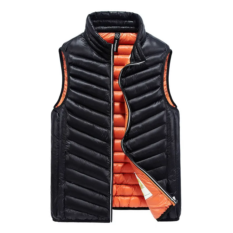 Hot Sale duck down vest men Ultra Light high quality Duck Down Vest Slim waistcoat Vest Sleeveless jacket black 2019 New Winter
Hot Sale duck down vest men Ultra Light high quality Duck Down Vest Slim waistcoat Vest Sleeveless jacket black 2019 New Winter