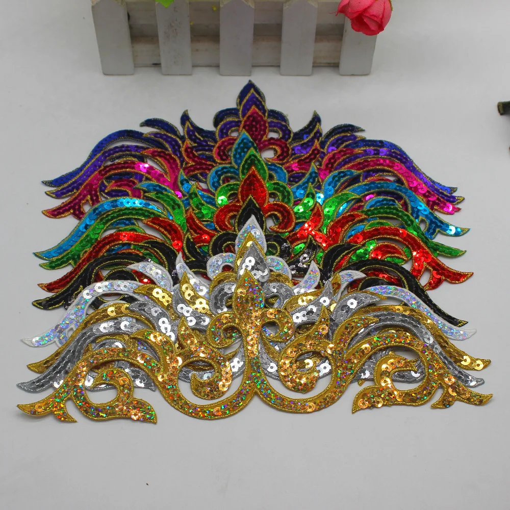 YACKALASI 5 Pcs/Lot Sequined Appliqued Gold Crown Metallic Venise Flower Cosplay Costume Patches Iron On Vintage Flower 24cm*8cm
YACKALASI 5 Pcs/Lot Sequined Appliqued Gold Crown Metallic Venise Flower Cosplay Costume Patches Iron On Vintage Flower 24cm*8cm