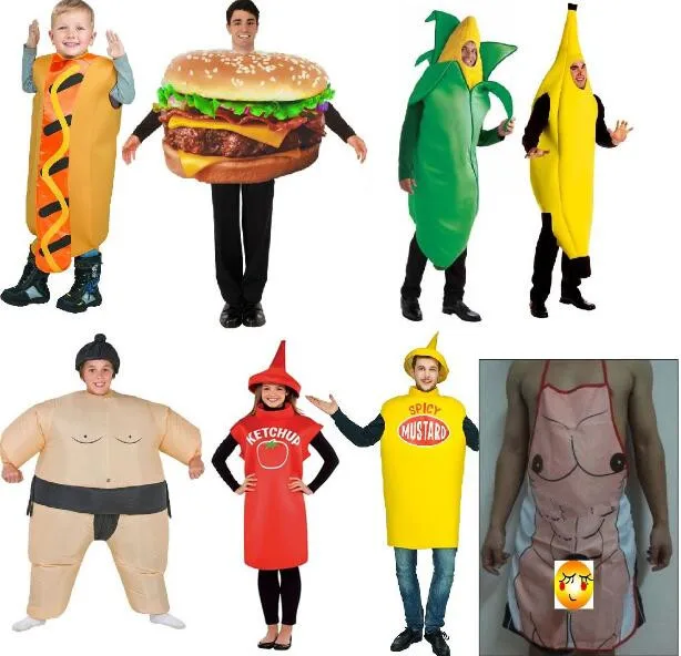 2019 Funny Hamburger Fruits Costume Carnival Party Role Play Halloween Cosplay Cute Stale Banana Costumes Adult Cake Jumpsuit
2019 Funny Hamburger Fruits Costume Carnival Party Role Play Halloween Cosplay Cute Stale Banana Costumes Adult Cake Jumpsuit