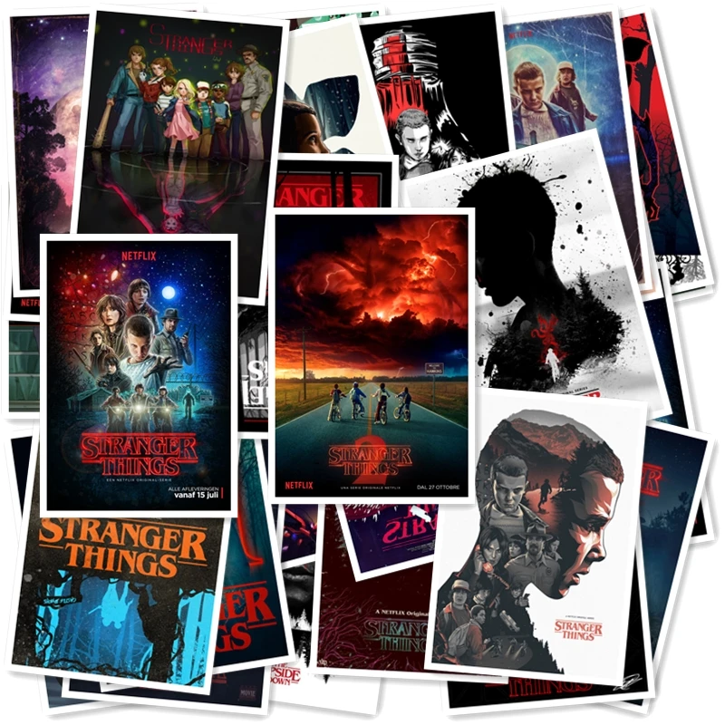 Stranger Things 20/pcs PVC Series Stickers Classic Creative Design collection Gift High quality Printing waterproof Sunscreen
Stranger Things 20/pcs PVC Series Stickers Classic Creative Design collection Gift High quality Printing waterproof Sunscreen