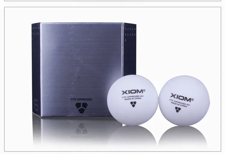ORIGINAL High Quality XIOM 3 Star 40+ POLY Seamless Ball Table Tennis ball / ping pong ball 6pcs/pack
ORIGINAL High Quality XIOM 3 Star 40+ POLY Seamless Ball Table Tennis ball / ping pong ball 6pcs/pack
