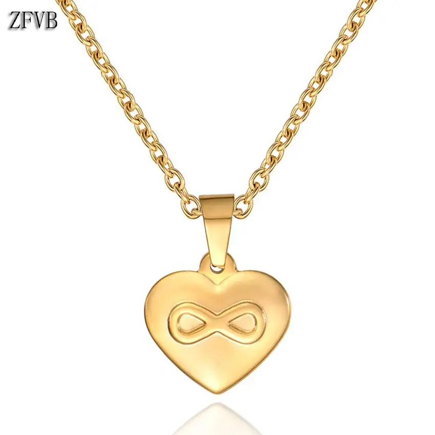 ZFVB Fashion Gold color Heart Necklace Women Stainless Steel Heart Chokers chain Pendants Necklaces for Jewelry Gifts
ZFVB Fashion Gold color Heart Necklace Women Stainless Steel Heart Chokers chain Pendants Necklaces for Jewelry Gifts