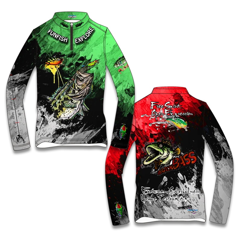 2019 NEW clothes summer Long sleeve Red green bass Ultrathin Anti mosquito Sunscreen Breathable Cold sensation Free shipping
2019 NEW clothes summer Long sleeve Red green bass Ultrathin Anti mosquito Sunscreen Breathable Cold sensation Free shipping