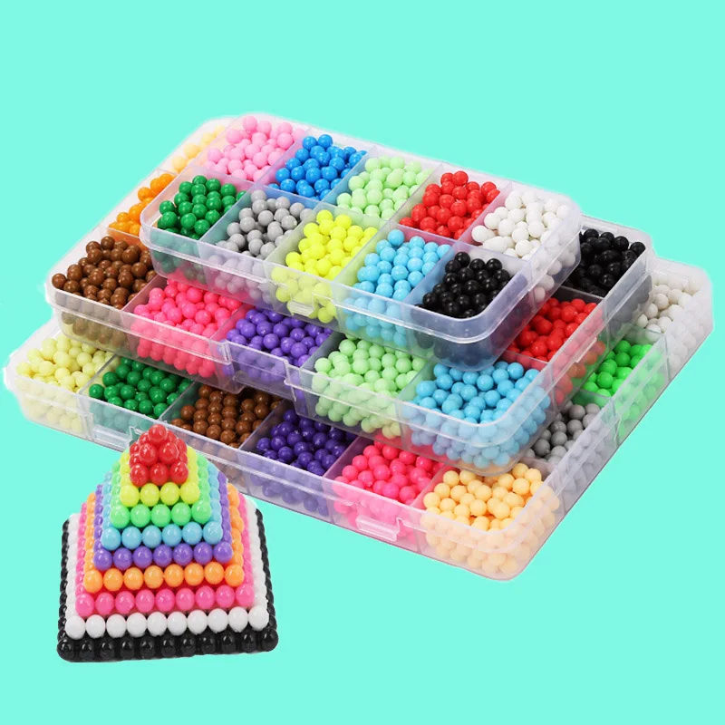 24color Multicolor DIY Water Spray Magic Beads 3D Puzzle Educational beads Kit Ball Game Toys for Children
24color Multicolor DIY Water Spray Magic Beads 3D Puzzle Educational beads Kit Ball Game Toys for Children