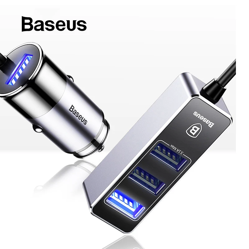 Baseus Car USB Charger 4 Ports Output Car Charger Mobile Phone Charger For iPhone X 8 7 6 Samsung Xiaomi Multiple Expand Charger
Baseus Car USB Charger 4 Ports Output Car Charger Mobile Phone Charger For iPhone X 8 7 6 Samsung Xiaomi Multiple Expand Charger