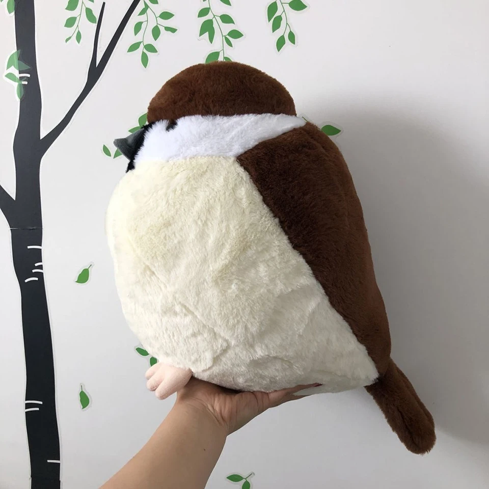 40CM Plush Toys Stuffed Cute Bird Doll Soft Cushion Pillow Animal Kawaii Simulation Sparrow Children Gifts
40CM Plush Toys Stuffed Cute Bird Doll Soft Cushion Pillow Animal Kawaii Simulation Sparrow Children Gifts