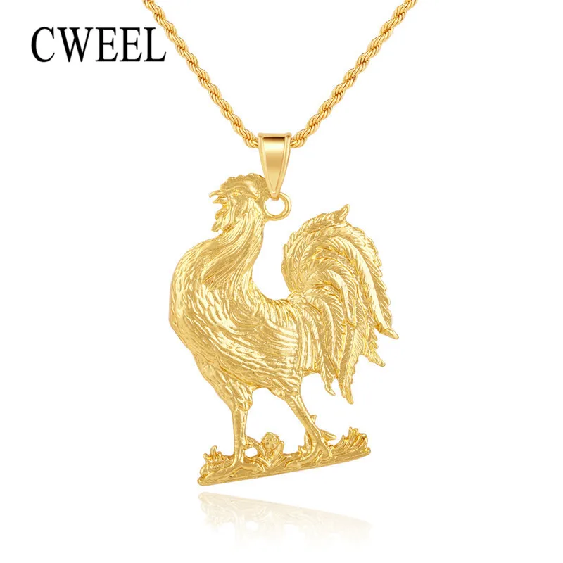 CWEEL Bohemian Necklace for Women Gold Color Long Necklaces & Pendants Chicken Fashion Animal Vintage Statement Necklace
CWEEL Bohemian Necklace for Women Gold Color Long Necklaces & Pendants Chicken Fashion Animal Vintage Statement Necklace
