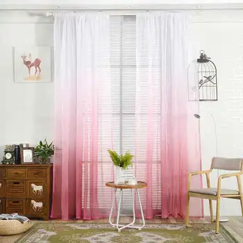 9 Colors Modern Gradient Color Window Tulle Curtains for Living Room Bedroom Home Hotel Decorations Window Voile Curtains
9 Colors Modern Gradient Color Window Tulle Curtains for Living Room Bedroom Home Hotel Decorations Window Voile Curtains