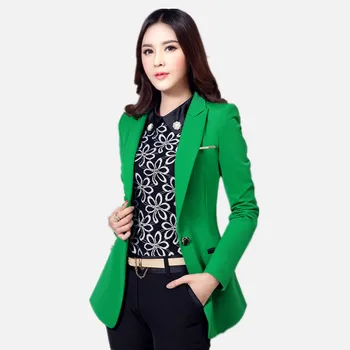 High Quality Women Blazers and Jackets Autumn Long-sleeved Office Work Suit Outwear Black Green Blaser Femme Plus Size 4XL
High Quality Women Blazers and Jackets Autumn Long-sleeved Office Work Suit Outwear Black Green Blaser Femme Plus Size 4XL