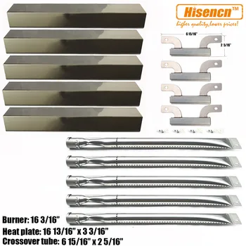 Hisencn Replacement SS Grill Burner Heat Plates Crossover tube For Gas Grill Brinkmann 810-1750-s 810-1751-S 810-3551-0
Hisencn Replacement SS Grill Burner Heat Plates Crossover tube For Gas Grill Brinkmann 810-1750-s 810-1751-S 810-3551-0