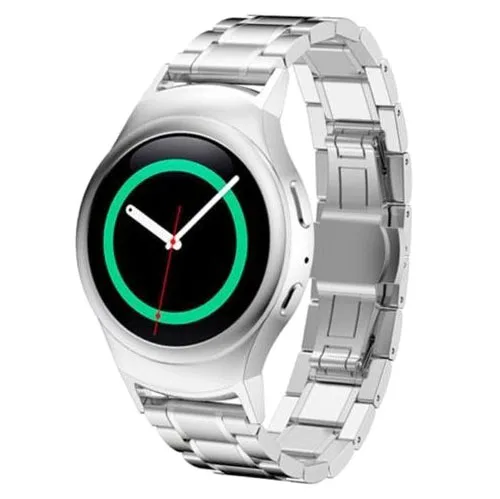 YCYS-For Samsung Gear S2 RM-720 Stainless Steel Luxury Watch Band Strap + Connector Silver
YCYS-For Samsung Gear S2 RM-720 Stainless Steel Luxury Watch Band Strap + Connector Silver