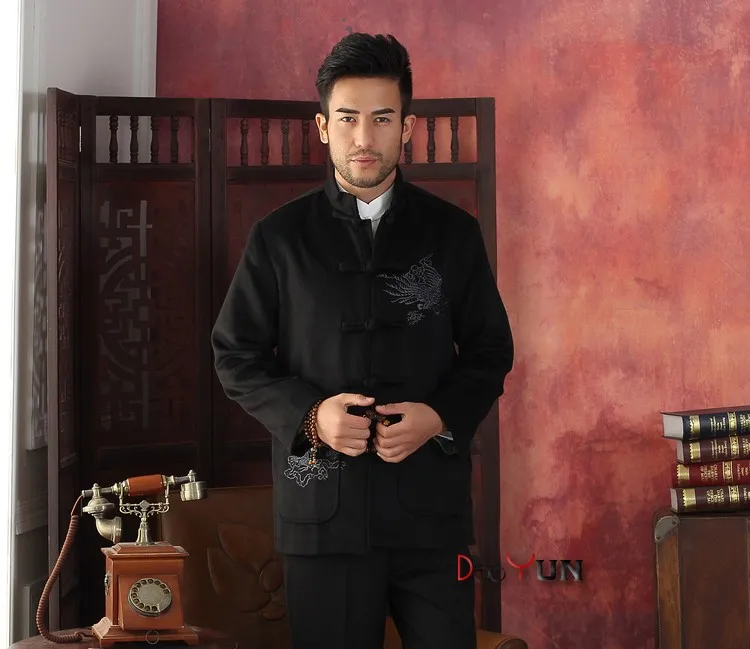 Winter Hottest Gold Men Velour Thick Overcoat Chinese Traditional Embroidery Jacket Tang Suit Size M L XL XXL XXXL
Winter Hottest Gold Men Velour Thick Overcoat Chinese Traditional Embroidery Jacket Tang Suit Size M L XL XXL XXXL