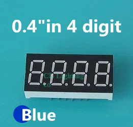 Blue 7 Segment LED Display 0.4 inch 1 / 2 / 3/ 4 bit Common Cathode Digital Tube seven Segment LED Display
Blue 7 Segment LED Display 0.4 inch 1 / 2 / 3/ 4 bit Common Cathode Digital Tube seven Segment LED Display