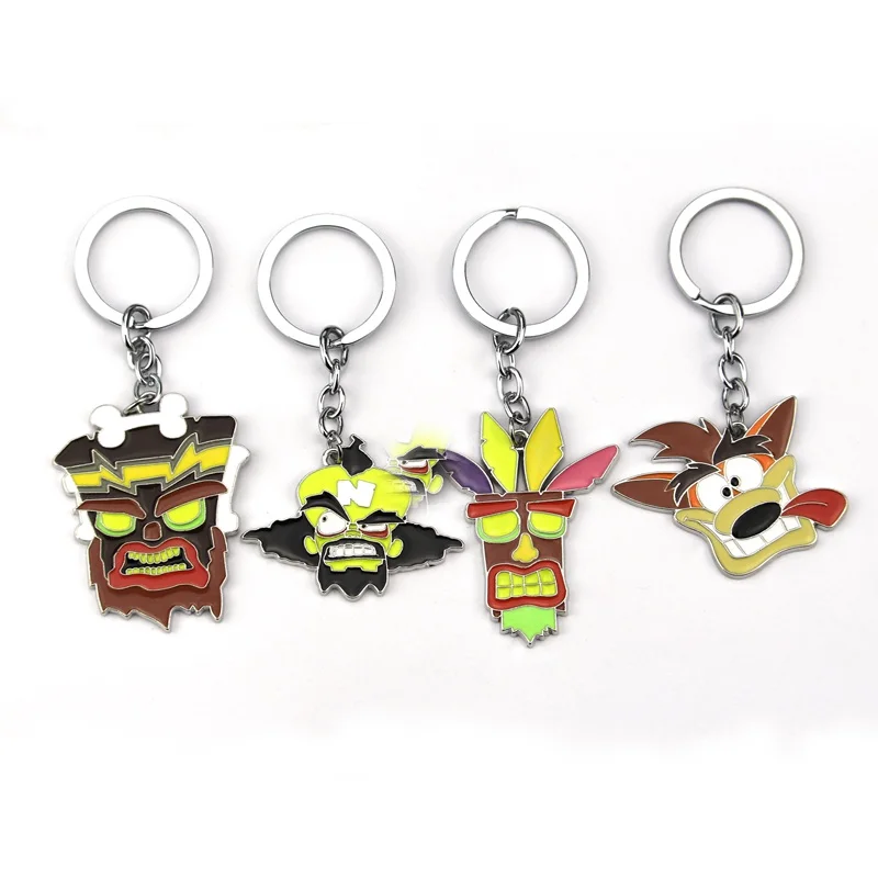 Fashion Anime Crash Bandicoot Keychain Wolf Aboriginal Key Ring Accessories Holder Chaveiro Jewelry for Men Women Cosplay Gift
Fashion Anime Crash Bandicoot Keychain Wolf Aboriginal Key Ring Accessories Holder Chaveiro Jewelry for Men Women Cosplay Gift